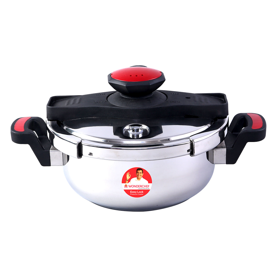 Wonderchef Renewed Easy Lock Stainless Steel 3L Outer Lid .