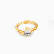 GIVA Jewellery Anushka Sharma Golden Gleam Dream Ring
