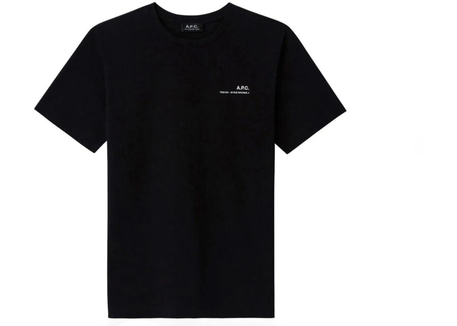 C item t-shirt – A.P.C. Item T-shirt Black