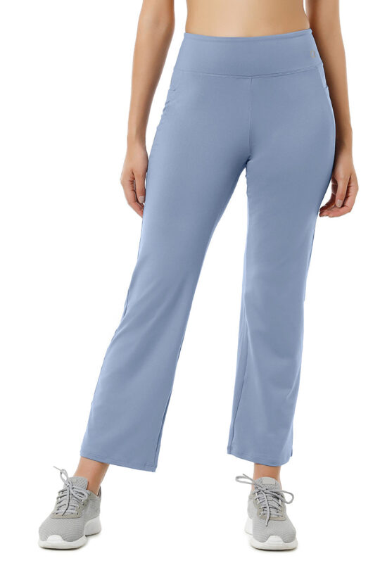 Amante Flaunt Flared High Rise Travel Pants - Tempest