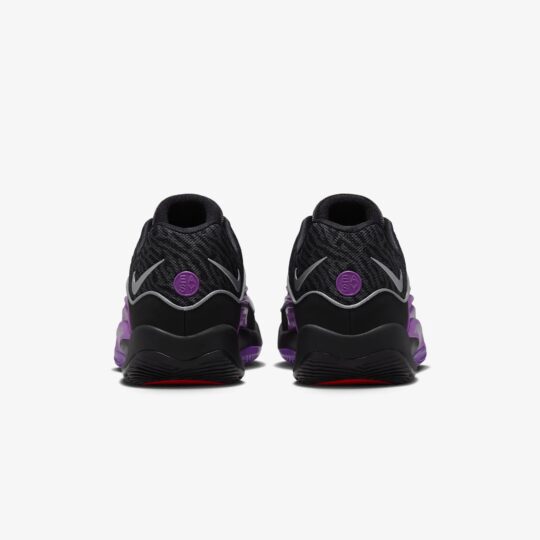 Nike | KEVIN DURANT KD16 EP { BLACK/METALLIC SILVER-VIVID PURPLE - view 2