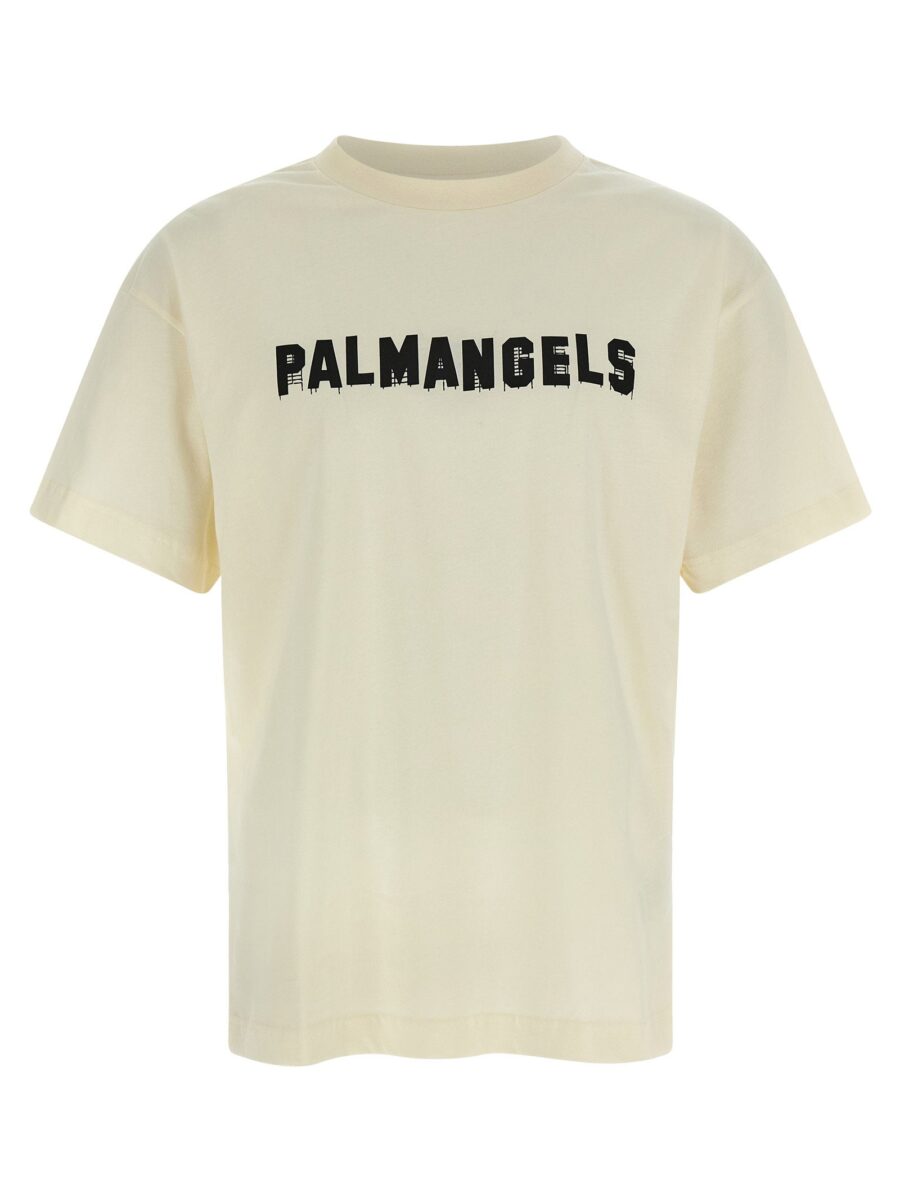 Palm Angels Logo Print T-shirt – 100% cotton