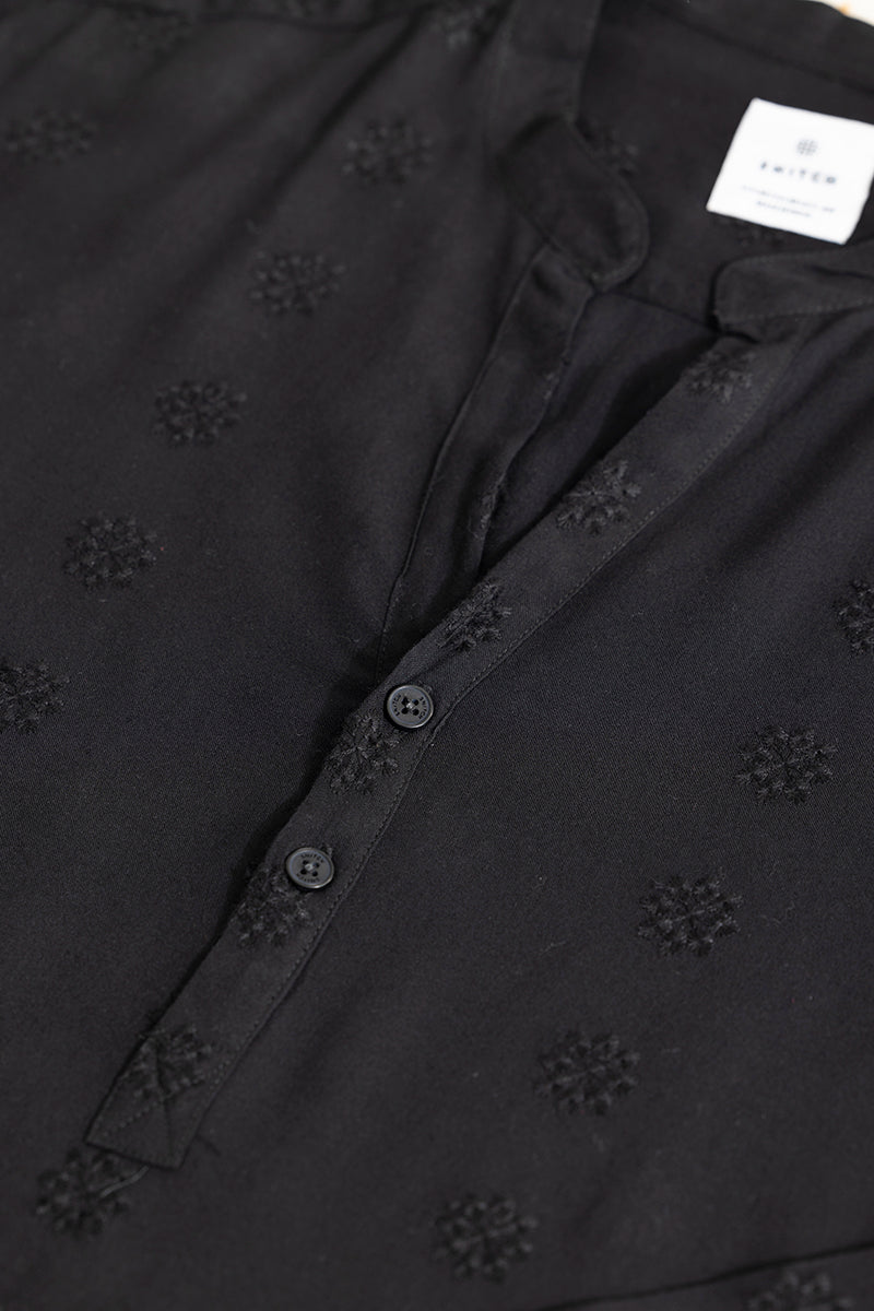 SNITCH Octus Black Kurta - view 2
