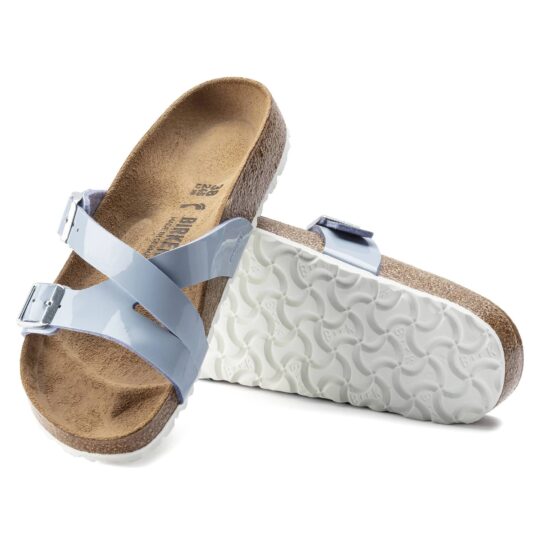 Birkenstock Yao Balance Birko-Flor Patent – Blue Blue/Patent Dove Blue