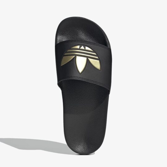 Adidas Originals | ADILETTE LITE { BLACK/GOLD - view 2