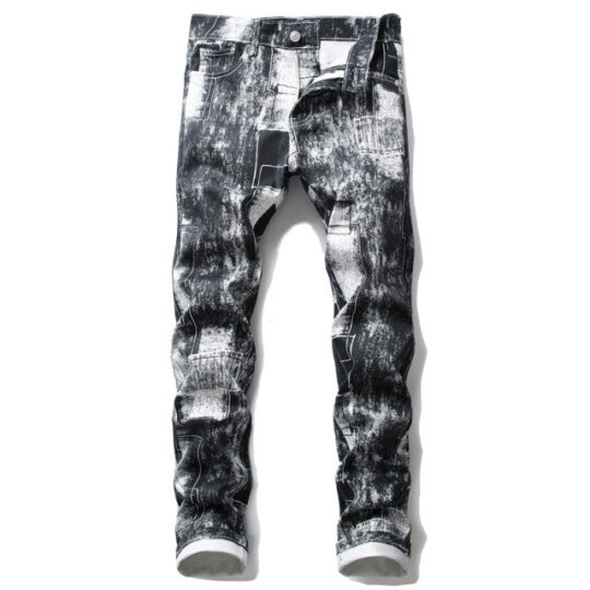 NEW BlackTree PRE-EDITION Spring Patchwork With Print Jeans !