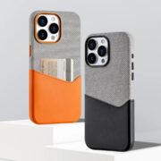 Million Cases iPhone 16 Series Sleek Dual Tone Card Holder Case
