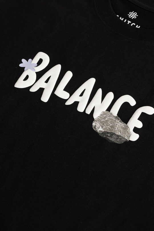 SNITCH Balance Black Oversized T-Shirt - view 2