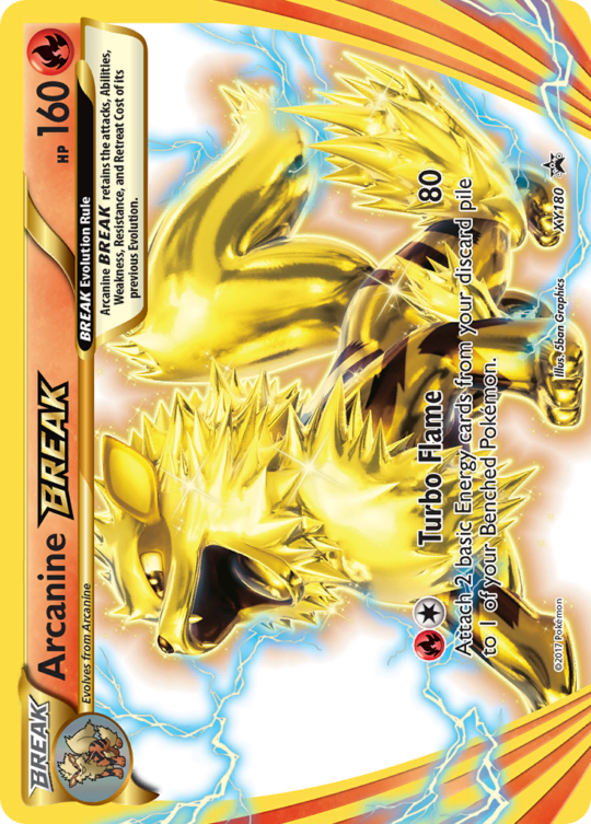 Promo xyp-xy180 break – Pokémon Arcanine BREAK - XY180 - Promo [xyp-XY180] [BREAK] - Arcanine BREAK - XY180 - Promo
