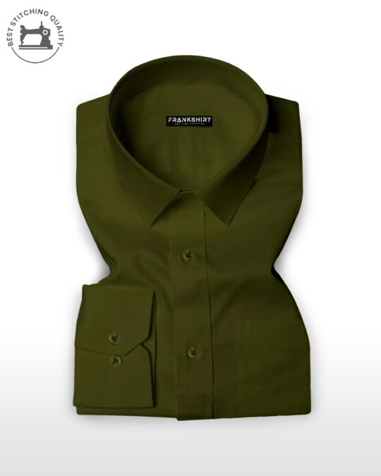 BlackTree Bottle Green I Formal Shirt I Regular Fit I 100% Cotton Shirt