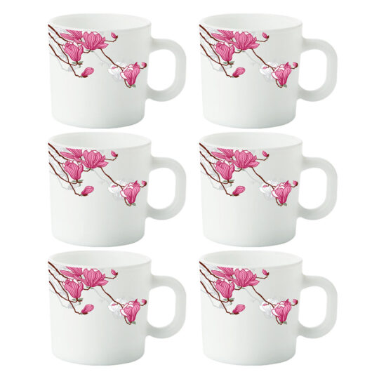 My Borosil Larah By Borosil Lily Blossom Mug Set