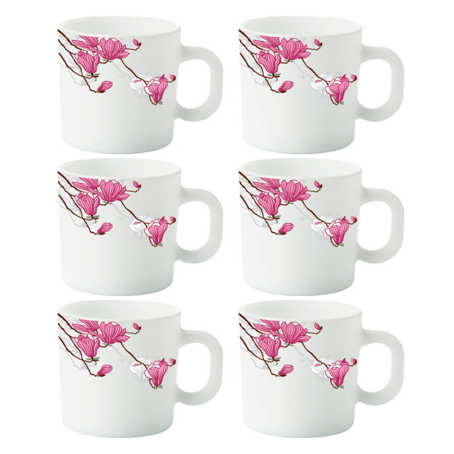 My Borosil Larah By Borosil Lily Blossom Mug Set