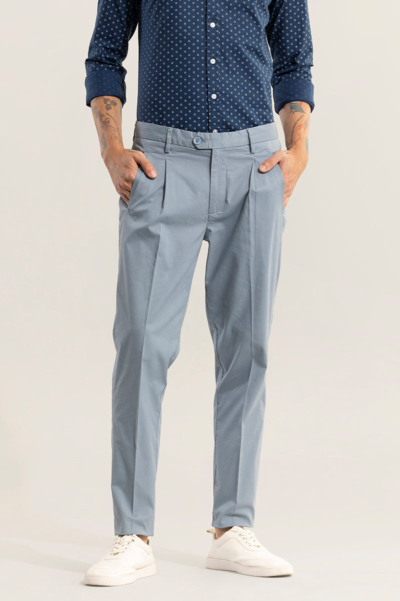 BlackTree Astral Oxford Grey Trouser - view 5