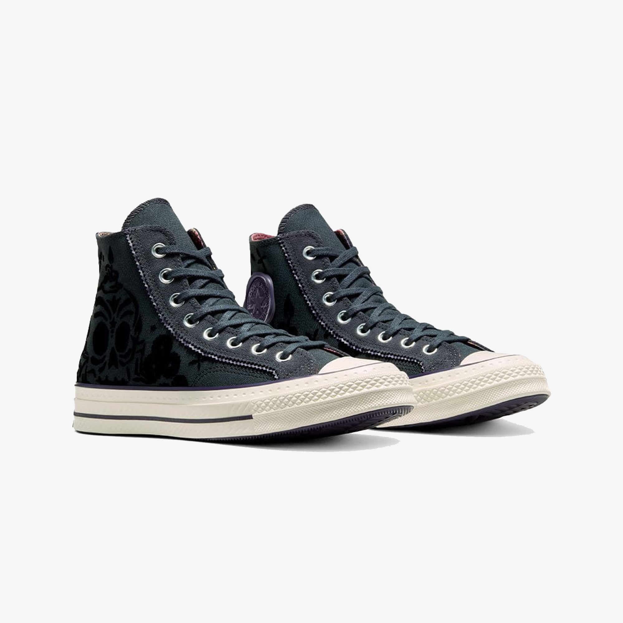 Converse | CHUCK 70 DAY OF DEAD { BLACK - view 3