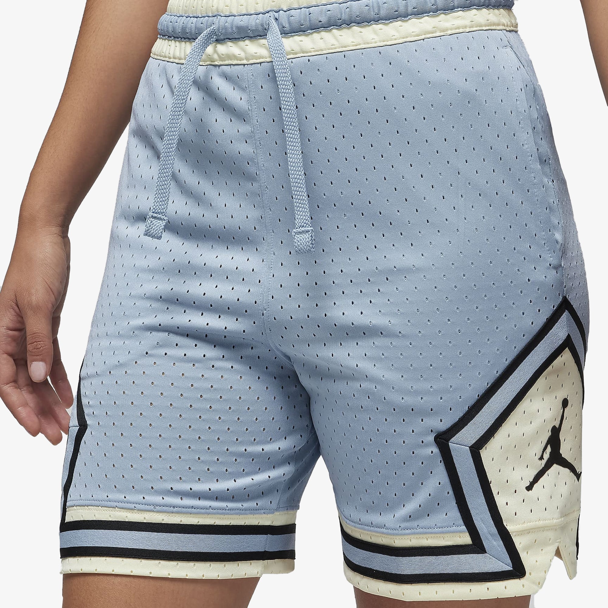 Jordan | DIAMOND SHORTS { BLUE GREY/COCONUT MILK/BLACK - view 3