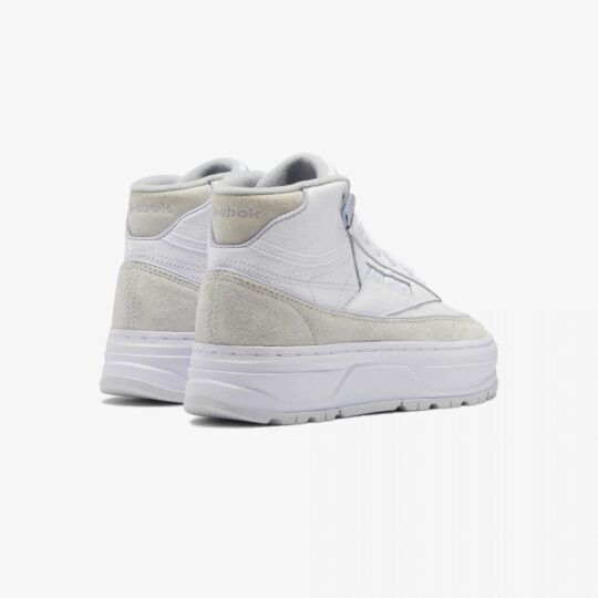 Reebok | CLUB C GEO MID { CLOUD WHITE / COLD GREY - view 2
