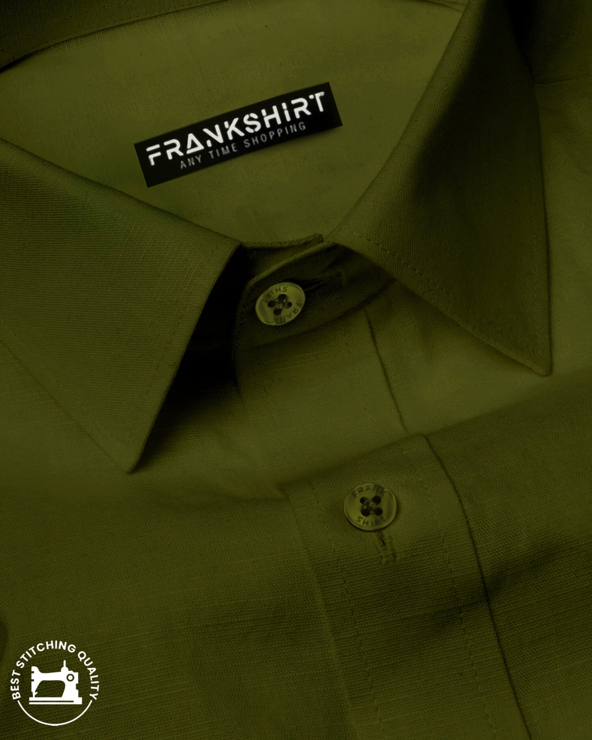 BlackTree Bottle Green I Formal Shirt I Regular Fit I 100% Cotton Shirt - view 2