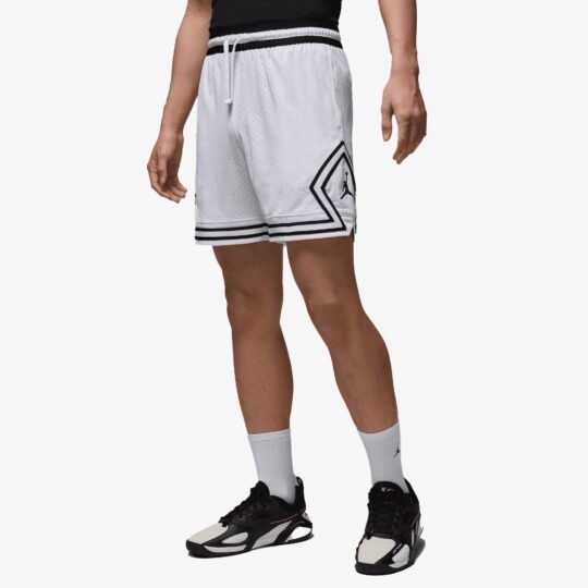 Jordan | Dri-fit Mesh Diamond Shorts { White/black/black