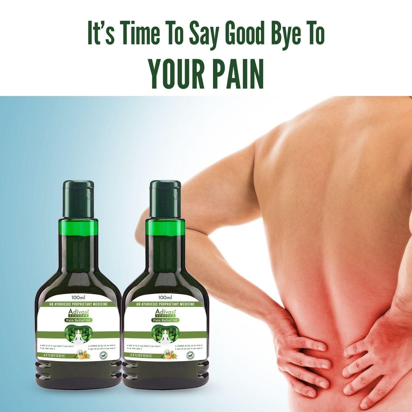 Roposo Clout Adivasi Ayurveda Pain Relief Oil 100ml(Pack Of 2) - view 3