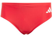 adidas 3-Stripes Swim Trunks Pure Ruby/White