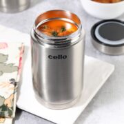 Cello Supee Flask, Insulated Soup and Food Jar, 600ml