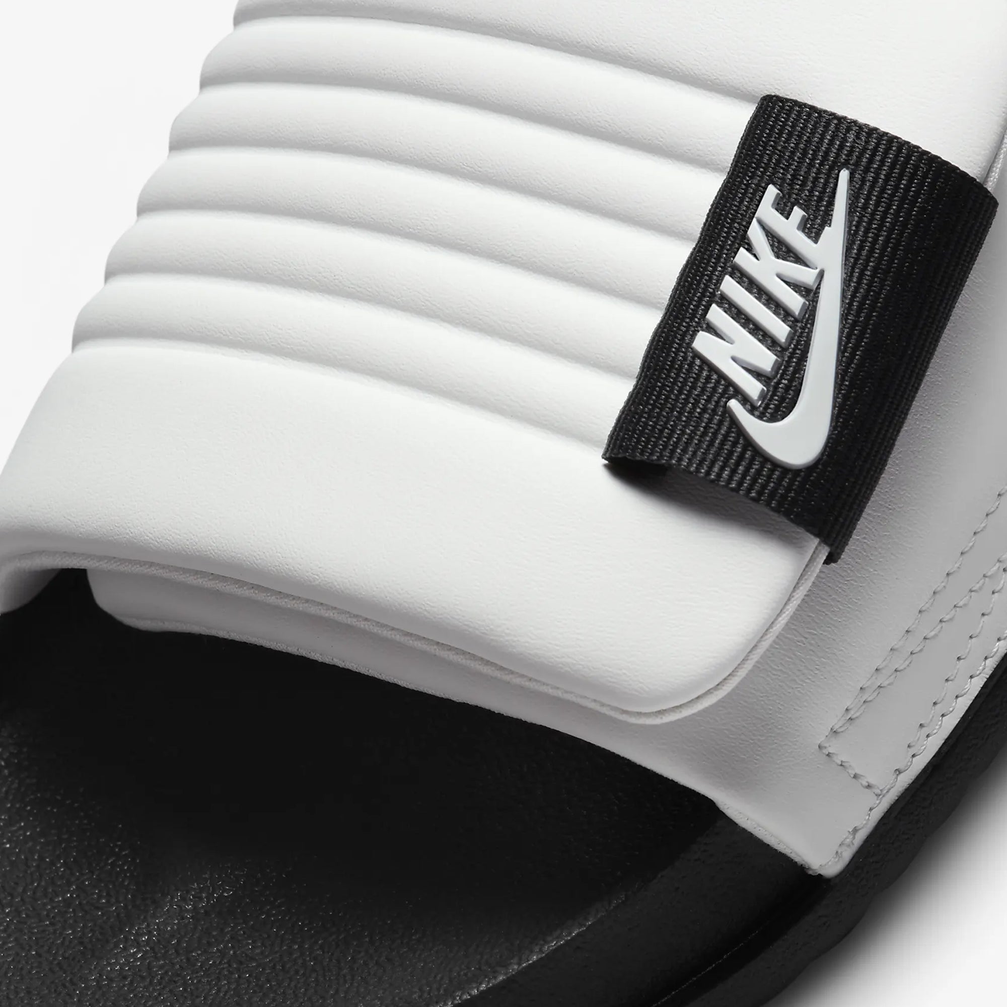 Nike | OFFCOURT ADJUST { SUMMIT WHITE/SUMMIT WHITE-BLACK - view 3