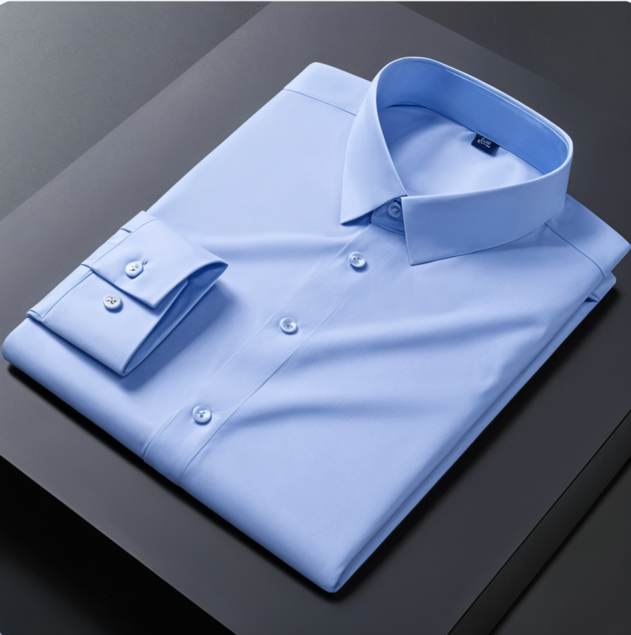 BlackTree Premium Cotton Solid Shirt for Man (Sky Blue)
