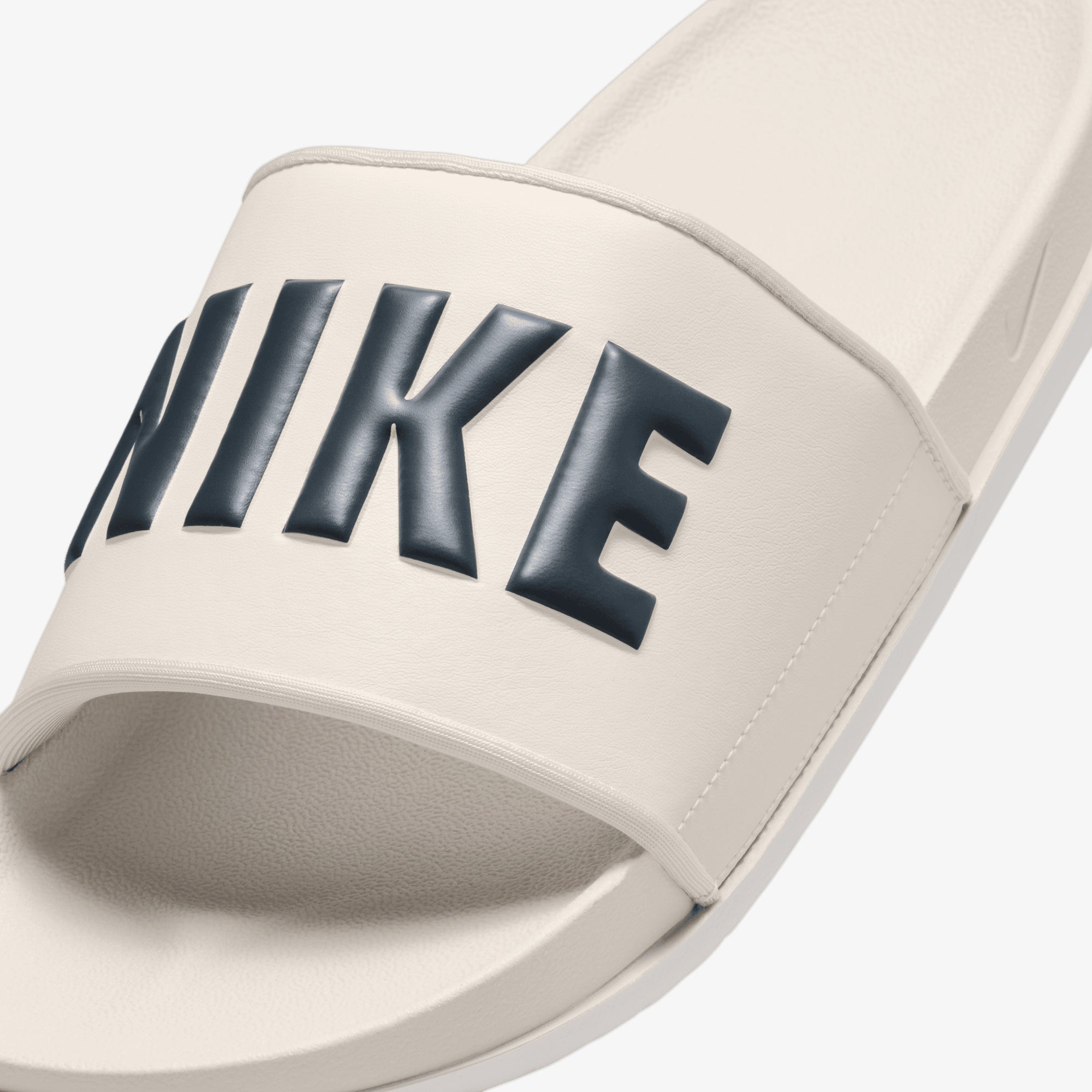 Nike | Offcourt Slides { Lt Orewood Brn/armory Navy-sail - view 4