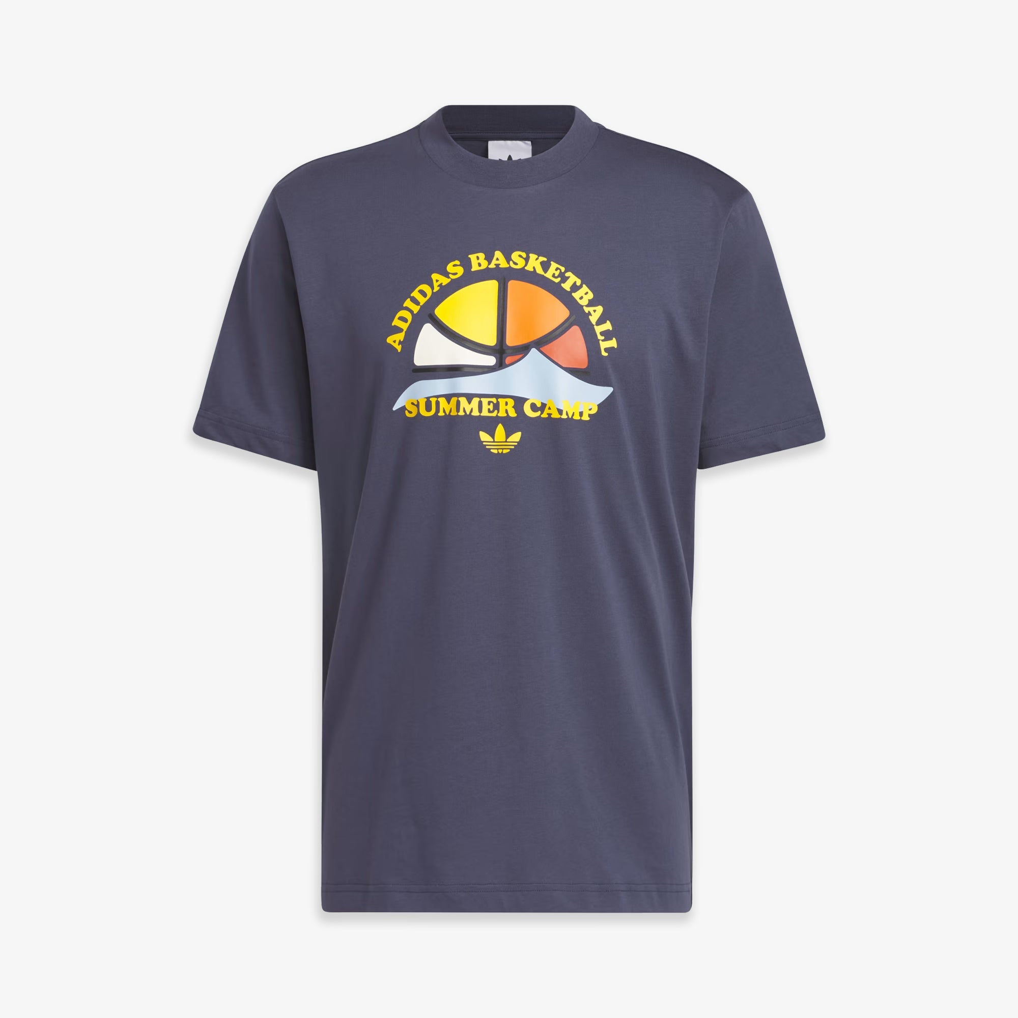 Adidas Originals | BASKETBALL SHORT SLEEVE TEE { SHADOW NAVY - view 5