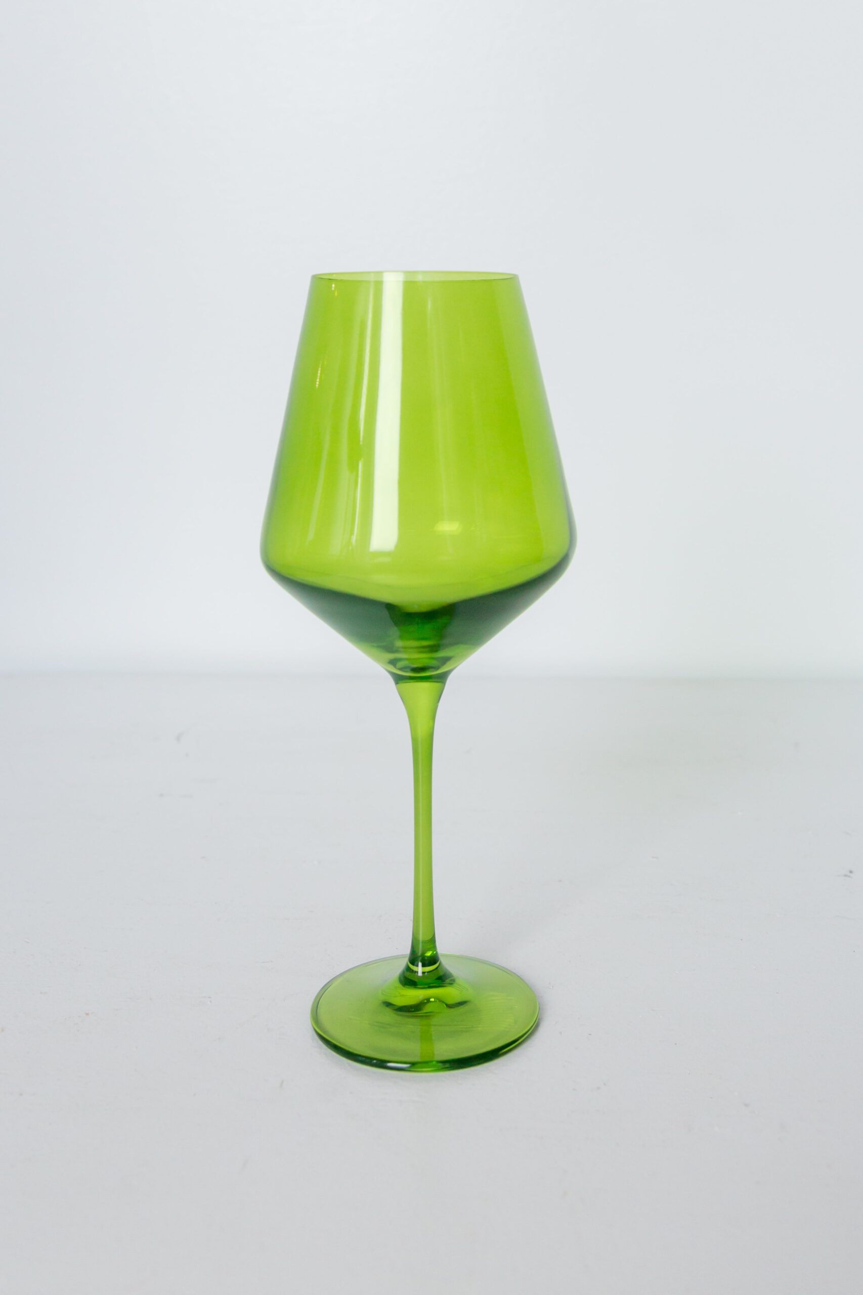RH Signature Co. Estelle Colored Wine Stemware - Set of 6 {Forest Green} - view 6