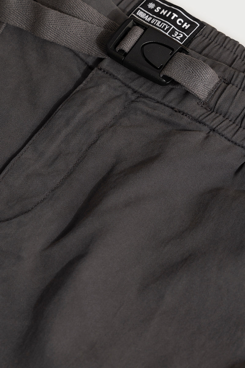 BlackTree Hexa-Pocket Grey Cargo Pant - view 11
