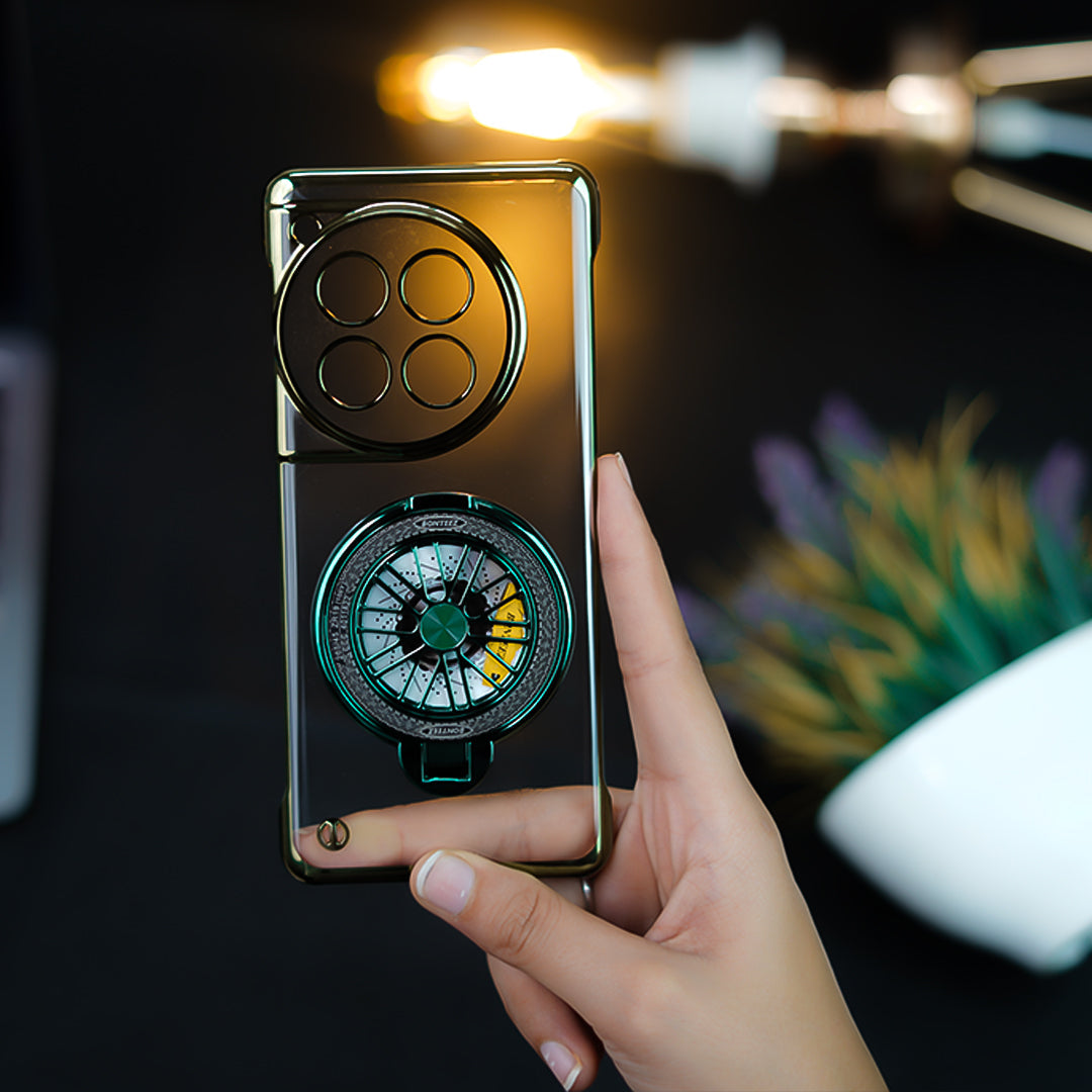 Million Cases OnePlus 11R Crystal Clear Borderless Swivel Stand Case - view 13