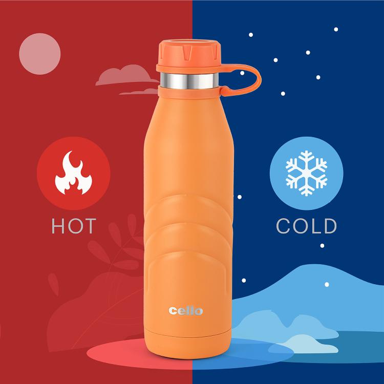 Cello Duro Crown Flask, Vacusteel Water Bottle - view 24