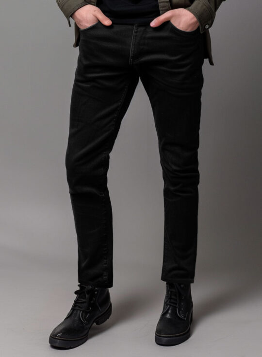 StudioSuits Black Overdyed Denim Jeans