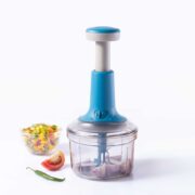 Glory Push Chopper | 800 ml | 3 Stainless Steel Blades by blacktree