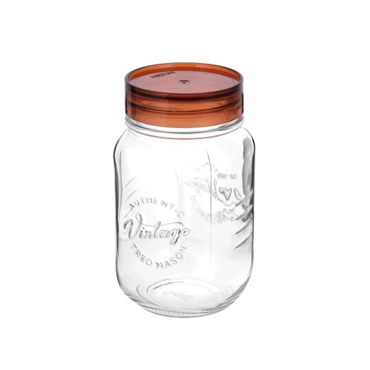 Vintage Glass Jar with Lid (Treo by Milton) - view 2