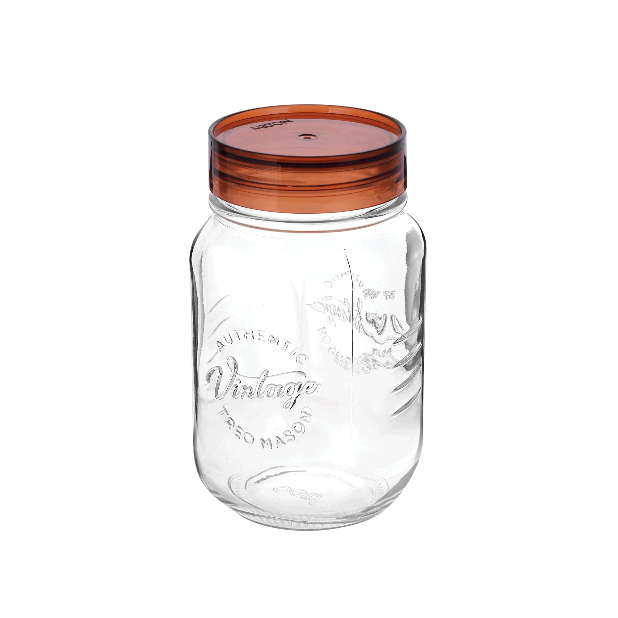 Vintage Glass Jar with Lid (Treo by Milton) - view 2