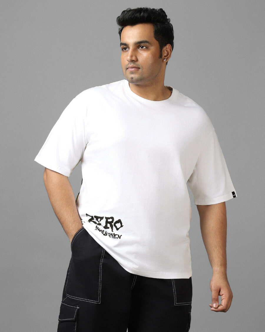 BlackTree Graphic Printed Oversized Plus Size T-shirt