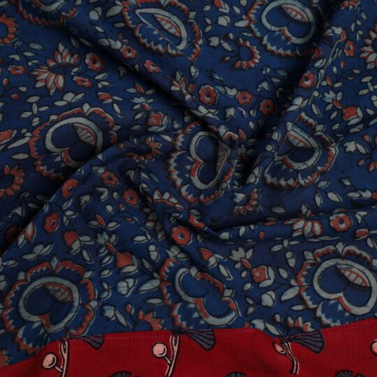 NOORI BAZAR Blue - Block Printed Cotton Akola Blouse Piece 08 - view 2