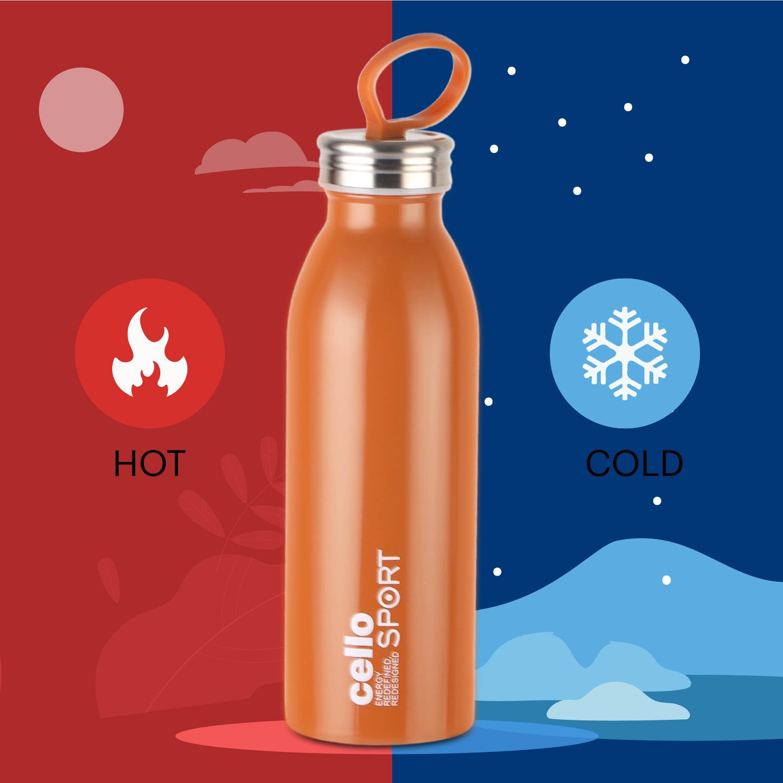 Cello Nios Flask, Vacusteel Water Bottle - view 24
