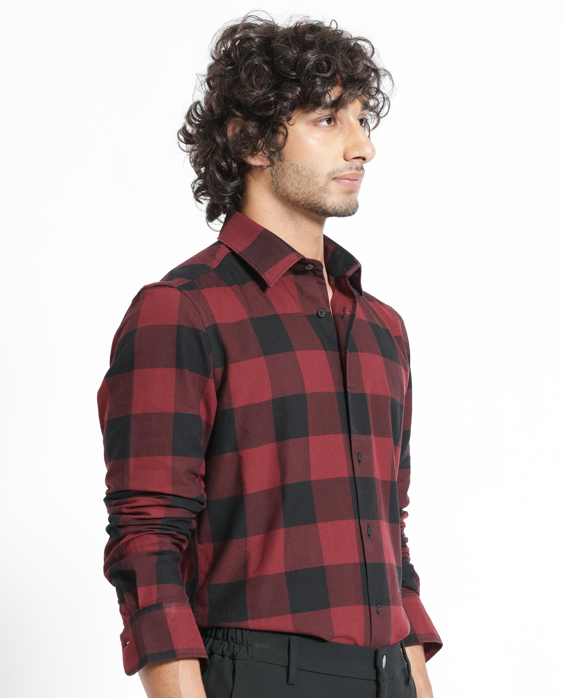 Rare Rabbit Men's Byre Multi Full Sleeves Checks Shirt - view 6