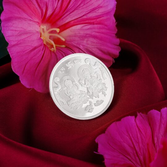 GIVA Jewellery 999 Silver Goddess Lakshmi and Lord Ganesh Coin - 20g