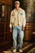 SNITCH Legends Lost Soul Beige Varsity Jacket