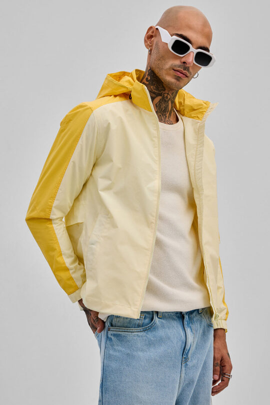 SNITCH Yellow Colourblocked Ski Jacket - view 2