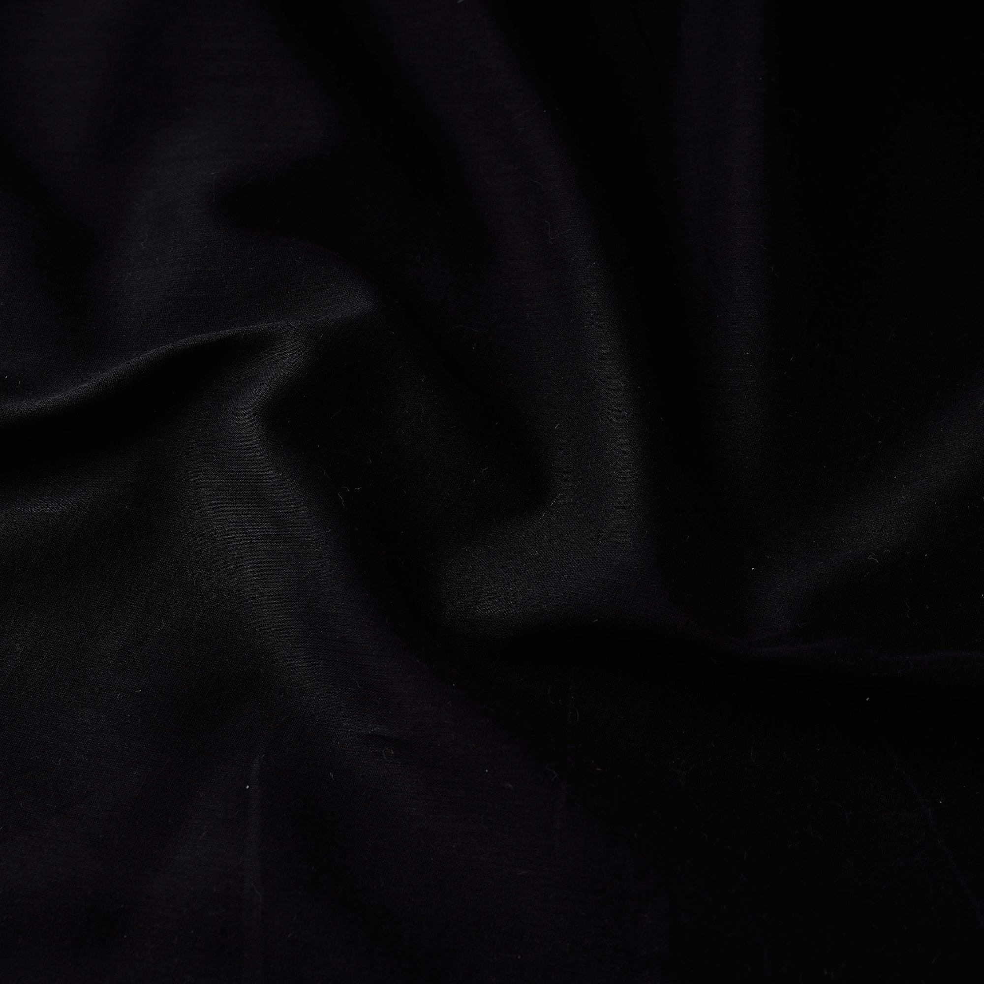ITOKRI CRAFTS INITIATIVE Black - Prewashed Plain Mul Cotton Fabric 04 - view 2