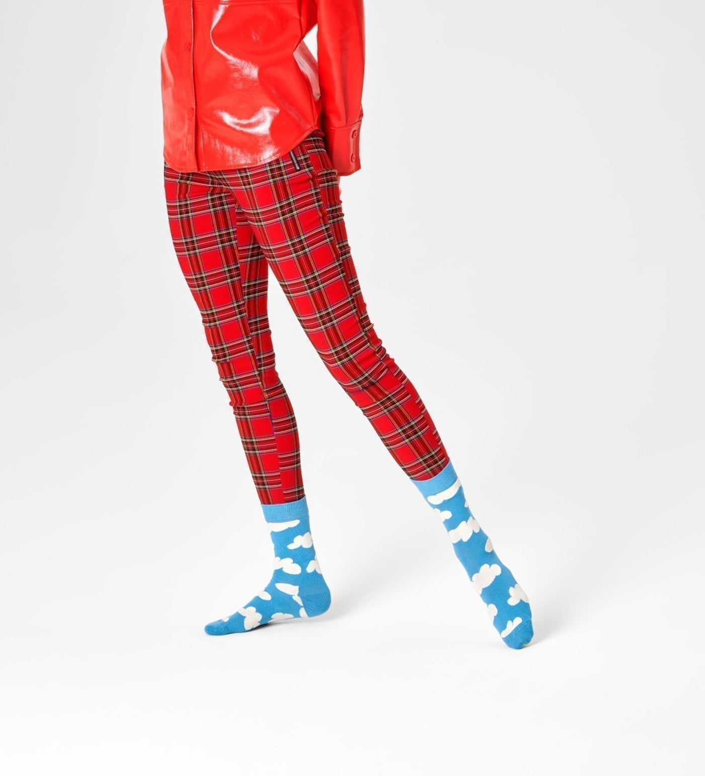 Happy Socks Unisex Cloudy Crew Length Socks for Women and Men - view 6