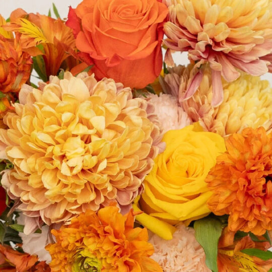 FiftyFlowers Orange Harvest Fall Flower Bouquet - view 2