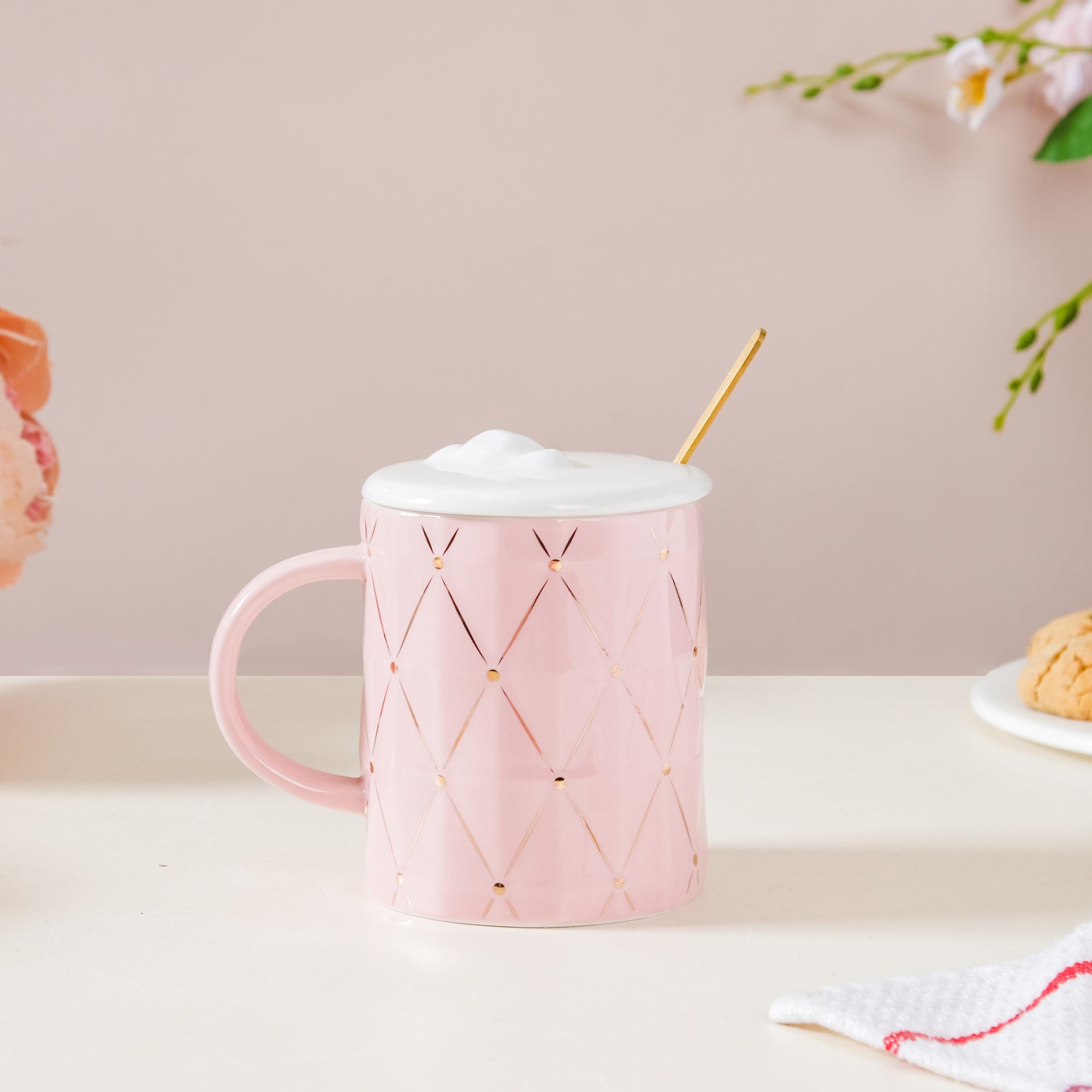 Nestasia Bear Mug With Lid And Spoon - view 7