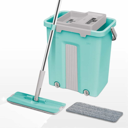 Sterling Flat Mop (Spotzero by Milton) – Aqua Green