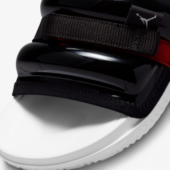 Nike | JORDAN SUPER PLAY SLIDES { BLACK / WHITE - view 2